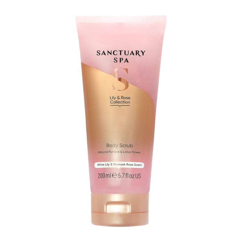 Sanctuary Spa Lily & Rose gelový peeling s vyhlazujícím efektem 200 ml