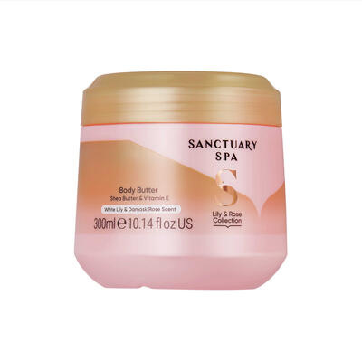Sanctuary Spa Lily & Rose hluboce hydratační tělové máslo 300 ml