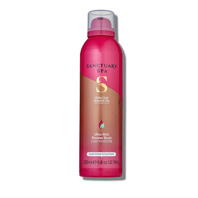Sanctuary Spa Ruby Oud sprchová pěna s vyživujícím účinkem 200 ml