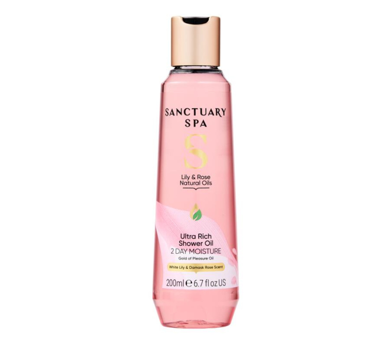 Sanctuary Spa Lily & Rose pečující sprchový olej 200 ml
