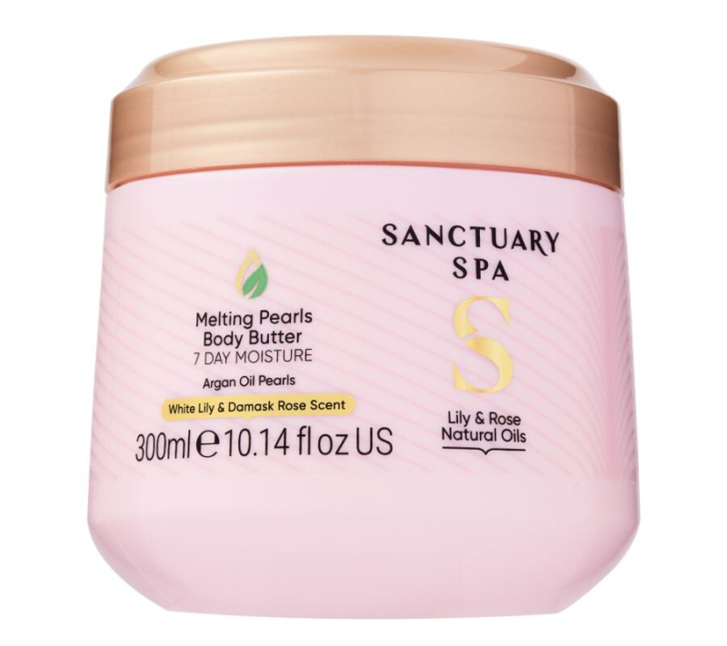 Sanctuary Spa Lily & Rose intenzivně hydratační tělové máslo 300 ml