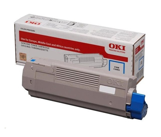 Toner OKI 46490403 -  azurová