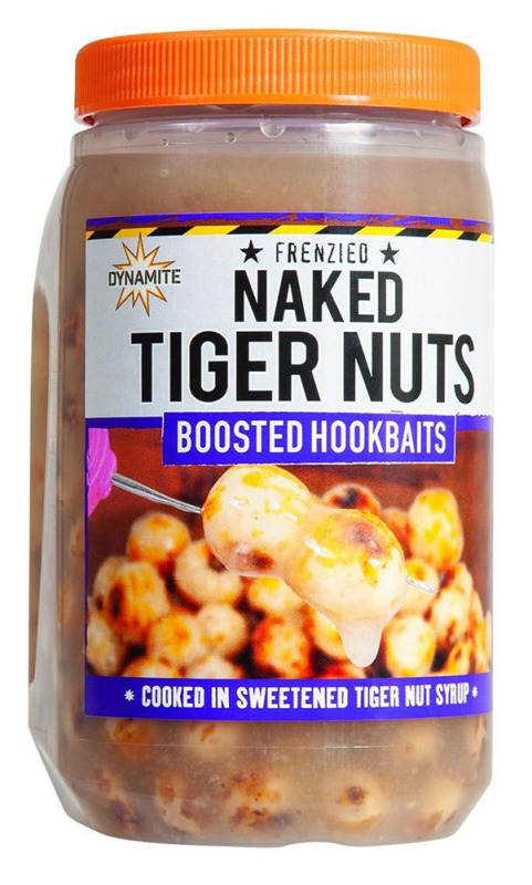 Dynamite baits tygří ořech frenzied naked tiger nuts boosted hookbaits 500 ml