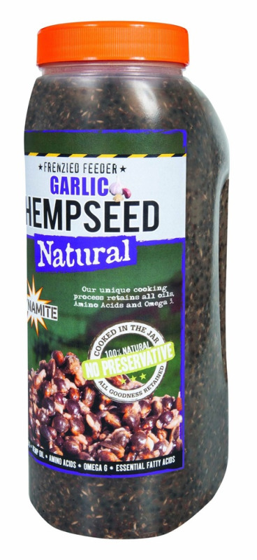 Dynamite baits partikl frenzied hempseed garlic 2,5 l