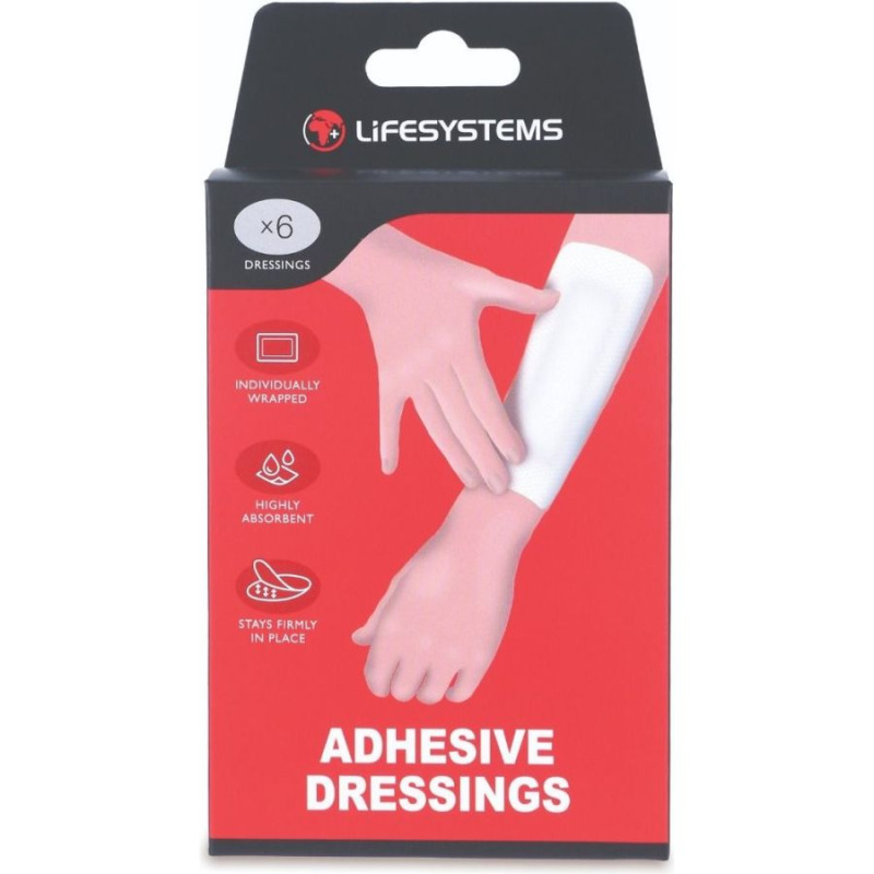 Lifesystems Low Adherent Dressings, 4-Sizes, první pomoc sada
