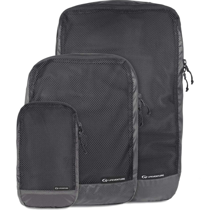 Lifeventure Ultralight Packing Cubes, 3-balení