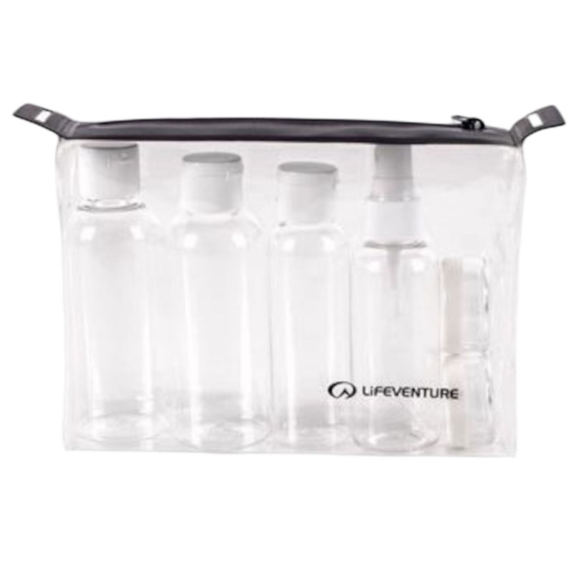 Lifeventure Flight Bottle Set, sada lahví, unisex, průhledná.