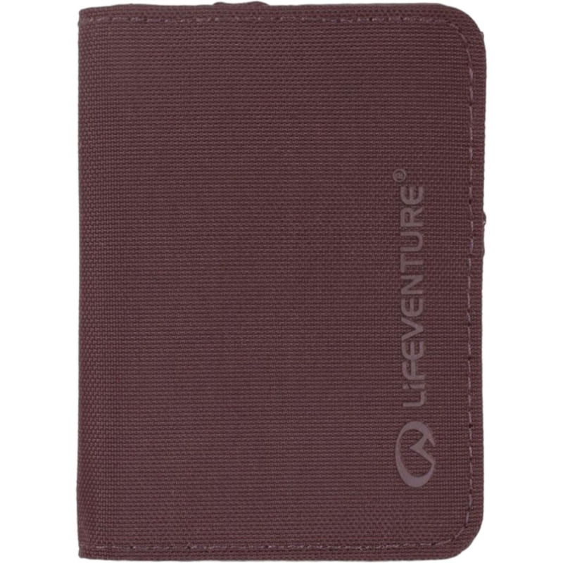 Lifeventure RFID Card Wallet, peněženka, unisex, švestkově červená