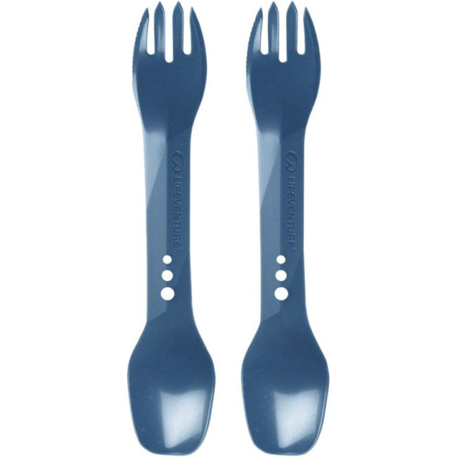 Lifeventure Ellipse Spork 2-Pack, příbor, tmavě modrá