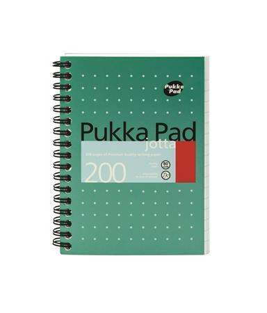 PUKKA PAD Blok "Metallic Jotta", A6, linkovaný, 100 listů, spirálová vazba