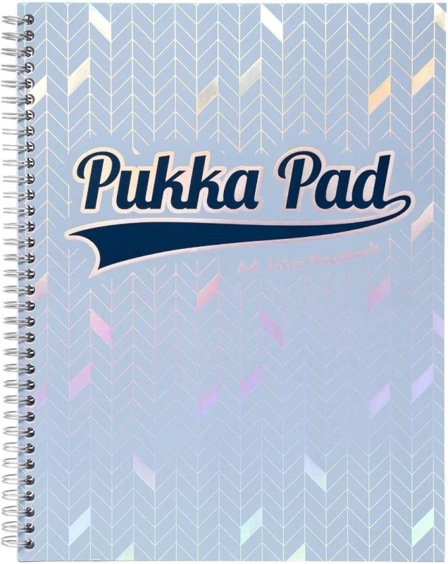 Pukka Pad spirálový blok GLEE Jotta A4+, papír 80g, 100listů, světle modrý, linkovaný