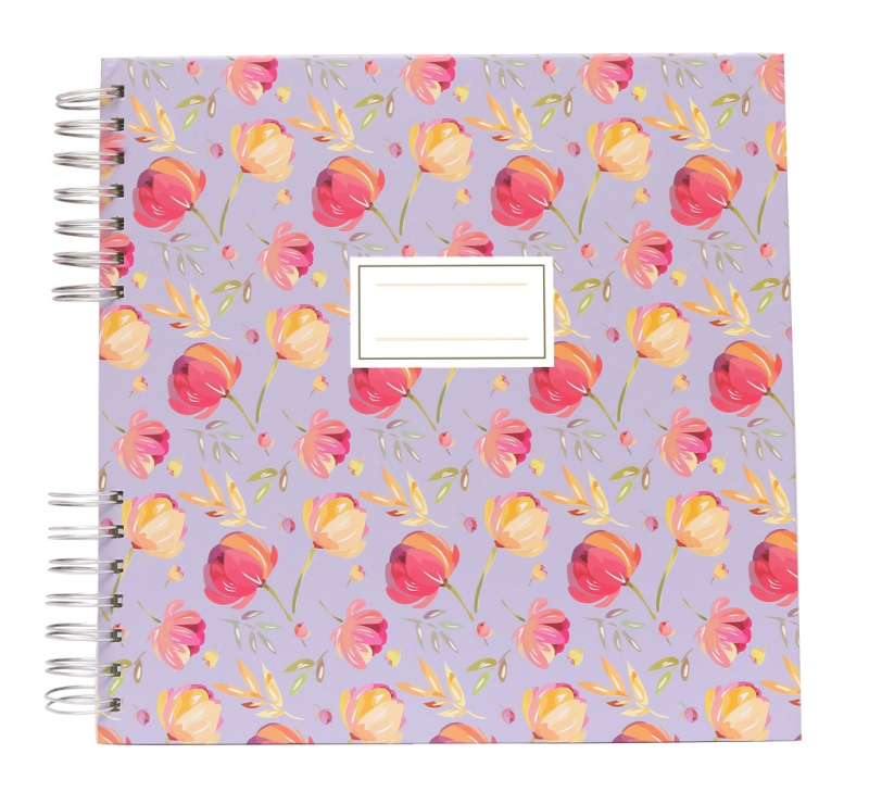 Fotoalbum/památník, lila, 20 listů karton 250g, 255x257x12 mm