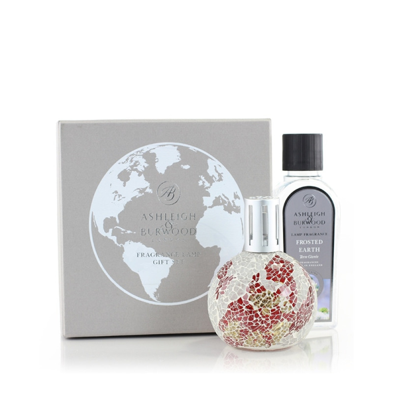 Ashleigh & Burwood London Dárková sada katalytické lampy EARTH'S MAGMA a vůně FROSTED EARTH 250 ml