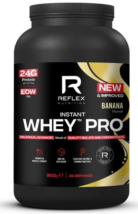 Reflex Instant Whey PRO 900 g NEW - banán