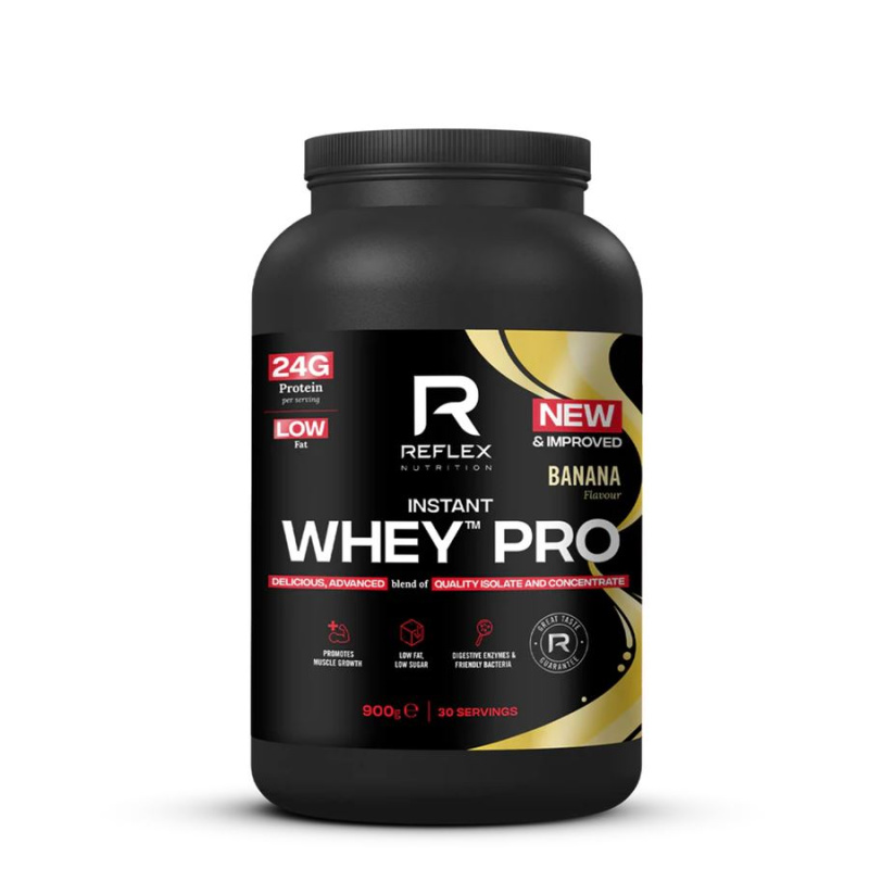 Reflex Instant Whey PRO 900 g NEW - banán
