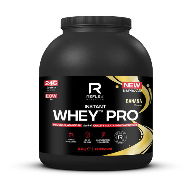 Reflex Instant Whey PRO 2200 g NEW - banán