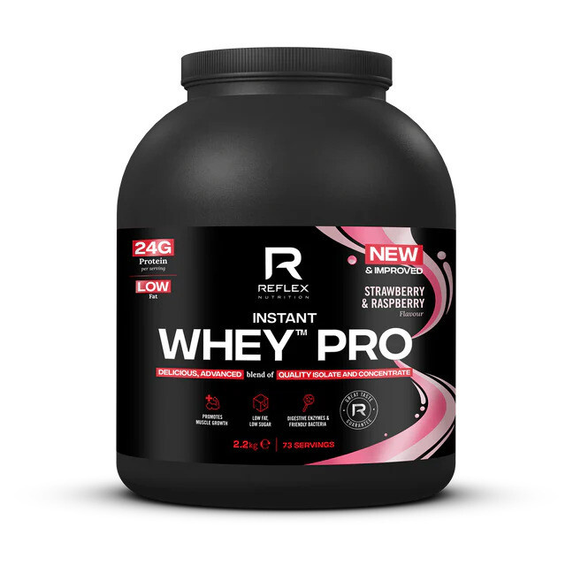 Reflex Instant Whey PRO 2200 g NEW - jahoda/malina