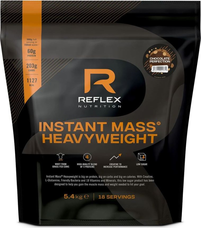 Reflex Nutrition Instant Mass Heavy Weight Gainer 5400 g Příchuť: Čokoláda