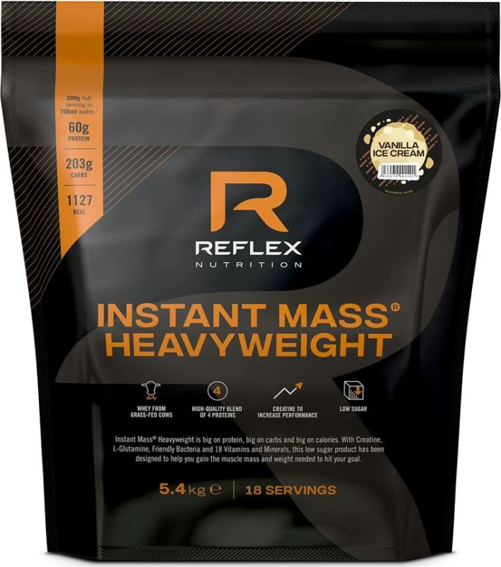 Reflex Nutrition Instant Mass Heavy Weight Gainer 5400 g Příchuť: Vanilková zmrzlina
