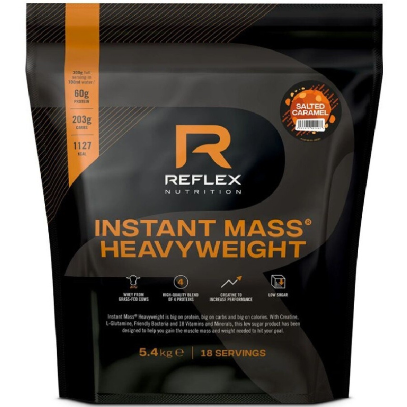 Reflex Nutrition Instant Mass Heavy Weight Gainer 5400 g Příchuť: Salted Caramel