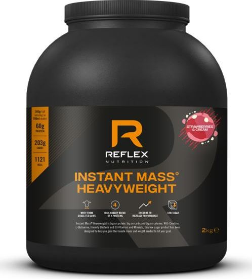 Reflex Nutrition Reflex Instant Mass Heavy Weight Čokoláda, 2 kg Varianta: Instant Mass Heavy Weight 2kg jahoda