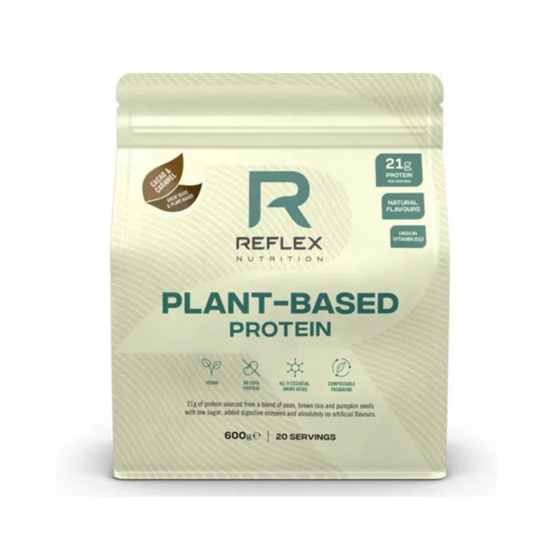 Reflex Plant Based Protein 600 g - kakao/karamel 