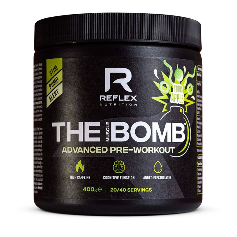 Reflex The Muscle BOMB 400 g - kyselé jablko