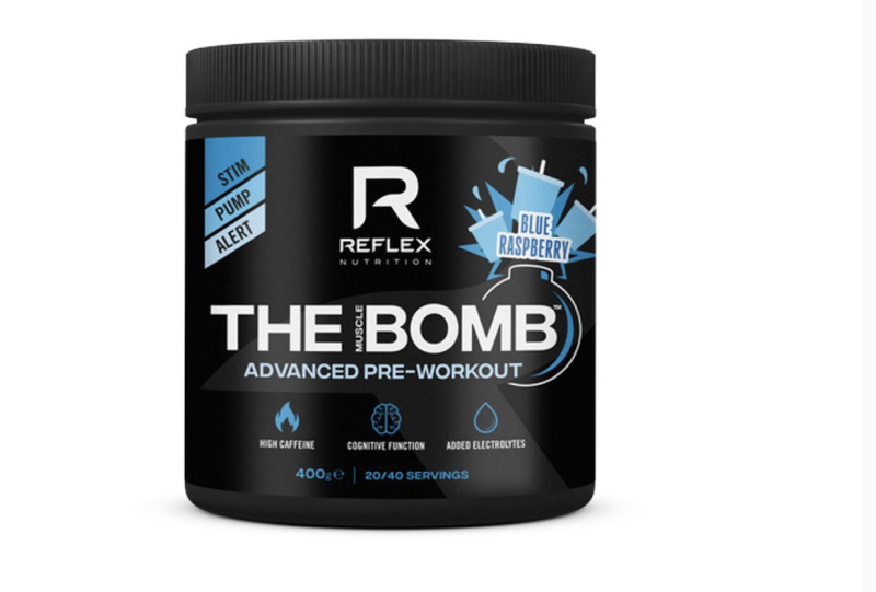 Reflex Nutrition Reflex The Muscle BOMB, 400 g Varianta: The Muscle BOMB 400g blue raspberry