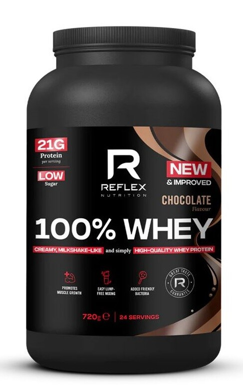 Reflex 100% Whey Protein 720 g NEW - čokoláda