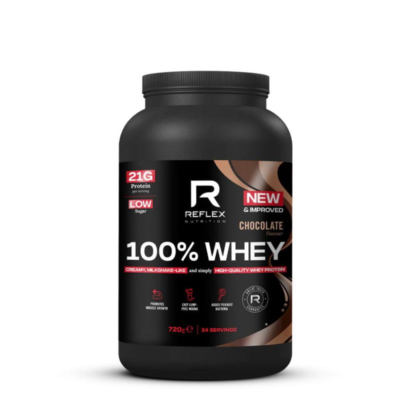 Reflex 100% Whey Protein 720 g NEW - čokoláda