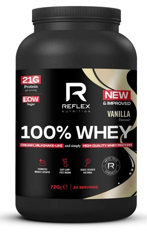 Reflex 100% Whey Protein 720 g NEW - vanilka