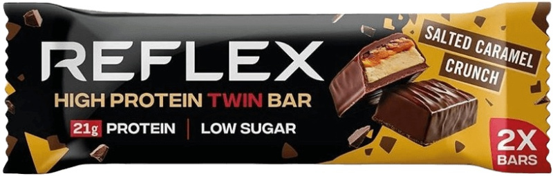 Reflex High Protein Twin Bar 60 g - slaný karamel