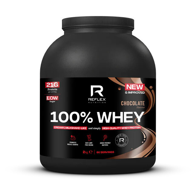 Reflex 100% Whey Protein 2000 g NEW - čokoláda