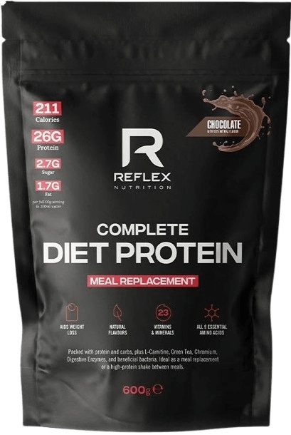 Reflex Nutrition Reflex Complete Diet Protein, 600 g Varianta: Complete Diet Protein 600g vanilkový fondán