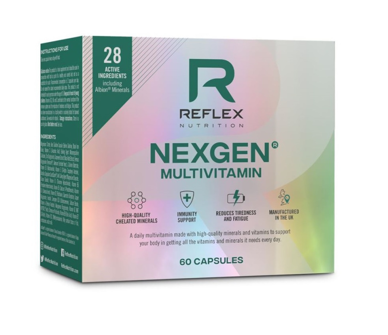 Reflex Nutrition Nexgen 60 kapslí 2 + 1 ZDARMA