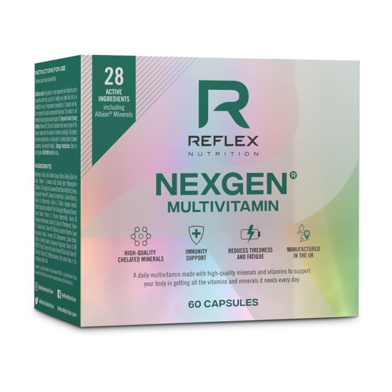 Reflex Nutrition Nexgen 60 kapslí 2 + 1 ZDARMA