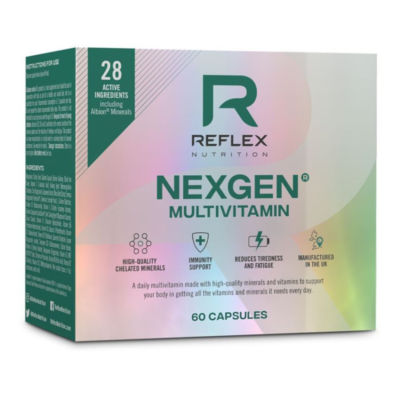 Reflex Nutrition Nexgen 60 kapslí 2 + 1 ZDARMA