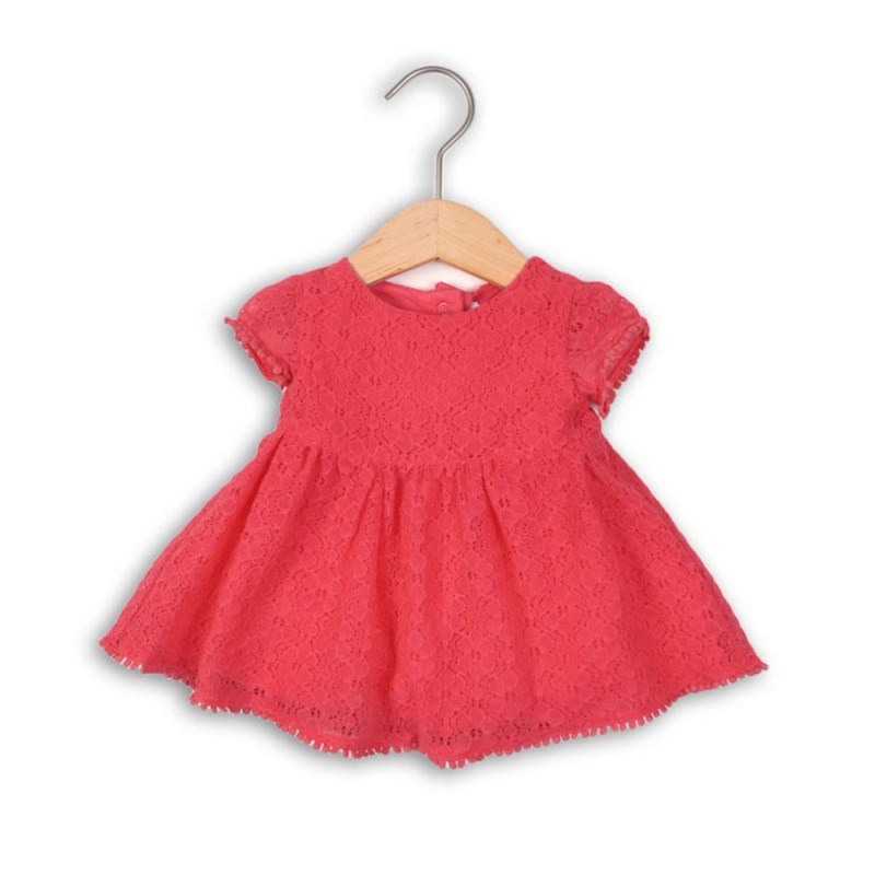 šaty dívčí, Minoti, BELLA 3, fuchsia - 74/80 | 9-12m