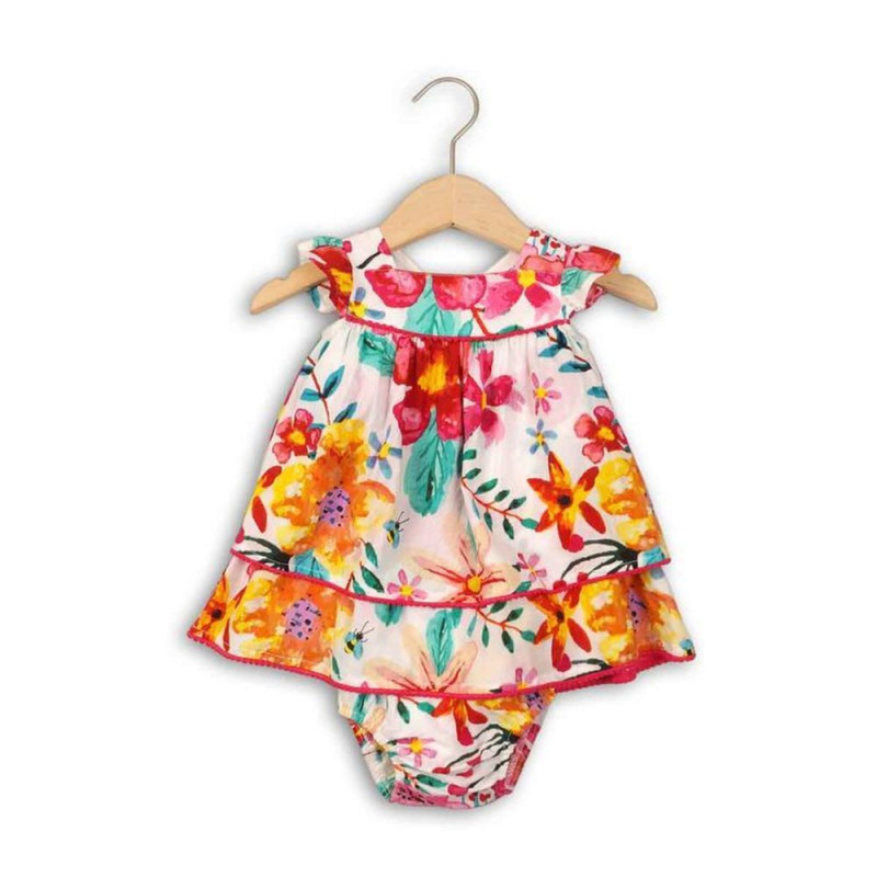 Šaty dívčí a kalhotky, Minoti, BEE 1, holka - 86/92 | 18-24m