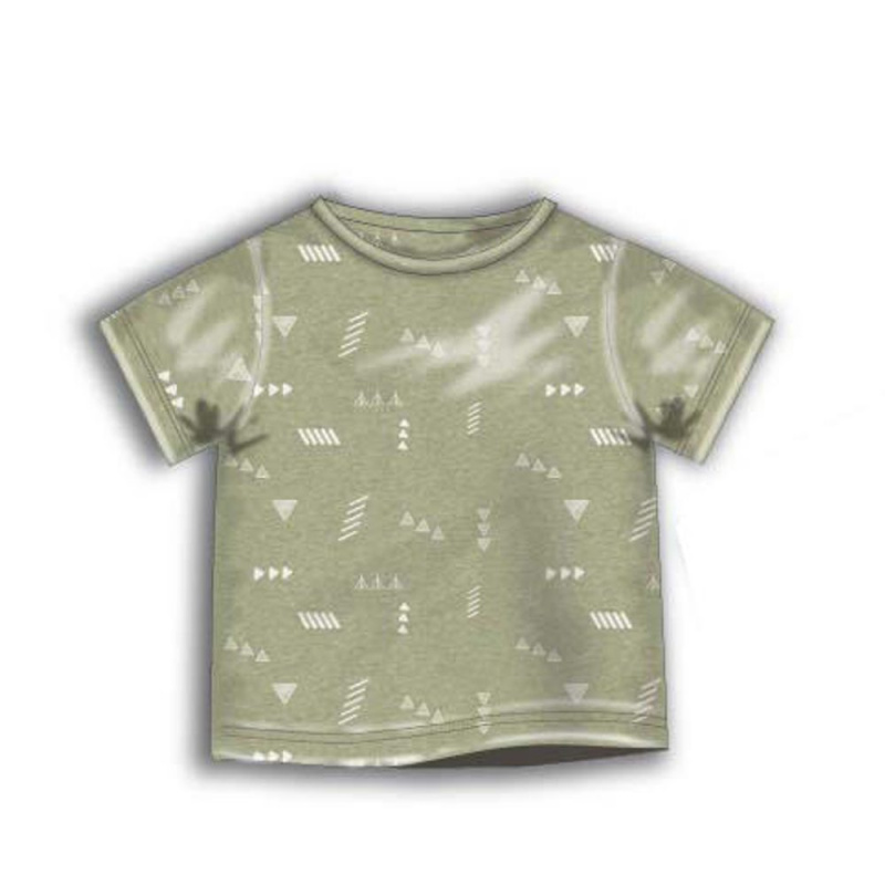 Tričko chlapecké s krátkým rukávem, Minoti, DESERT 9, khaki - 80/86 | 12-18m