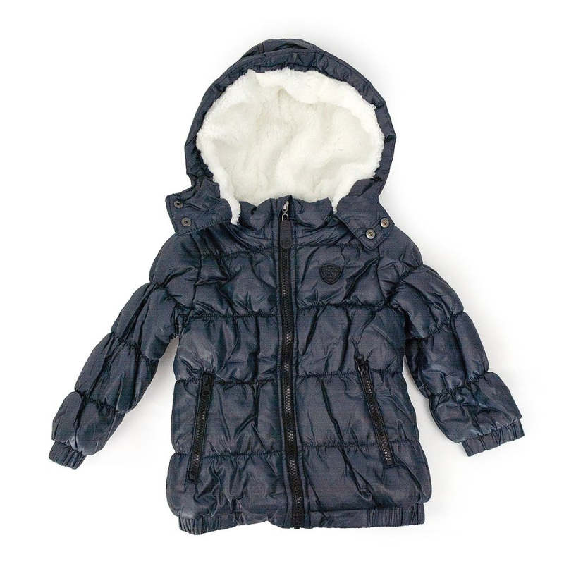 Bunda chlapecká  PUFFA, Minoti, FLY 2, šedá - 86/92 | 18-24m