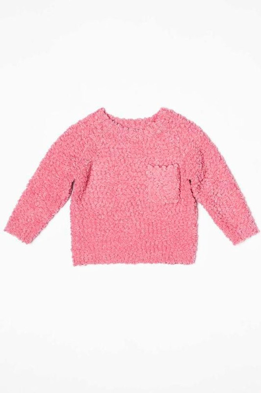Svetr dívčí, Minoti, FOREST 11, růžová - 86/92 | 18-24m