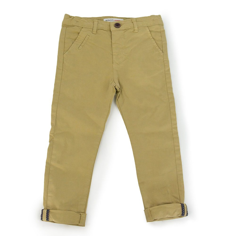 Kalhoty chlapecké, Minoti, GENT 6, hnědá - 116/128 | 7/8let