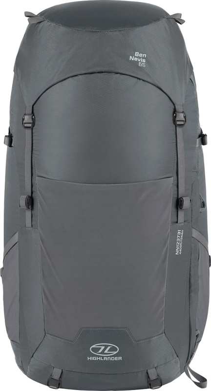 Pánský turistický batoh HIGHLANDER Ben Nevis 65l šedá