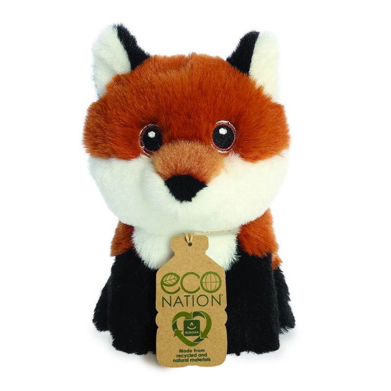 Eco Nation mini plyšová liška 13 cm