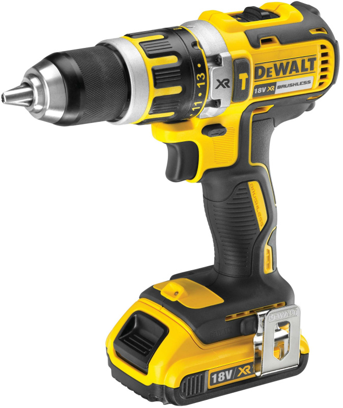 Šroubovák vrtací s příklepem AKU DeWALT DCD795D2