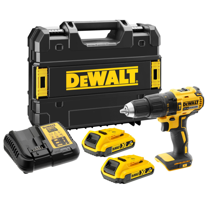 Šroubovák vrtací s příklepem AKU DeWALT DCD778D2T