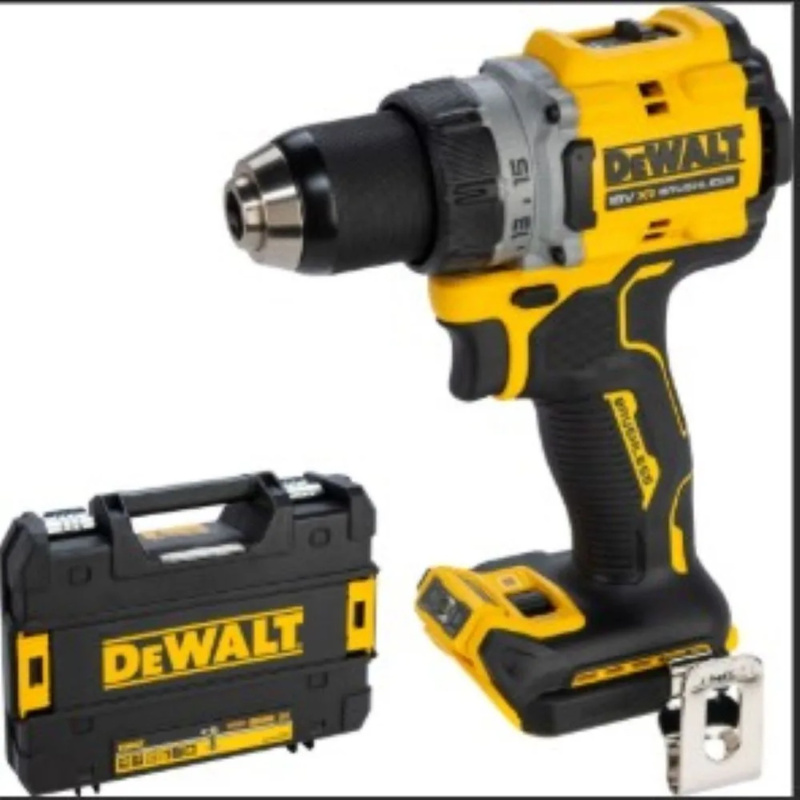 DeWALT 18V XR Aku bezuhlíková vrtačka DCD800NT-XJ Solo + kufr