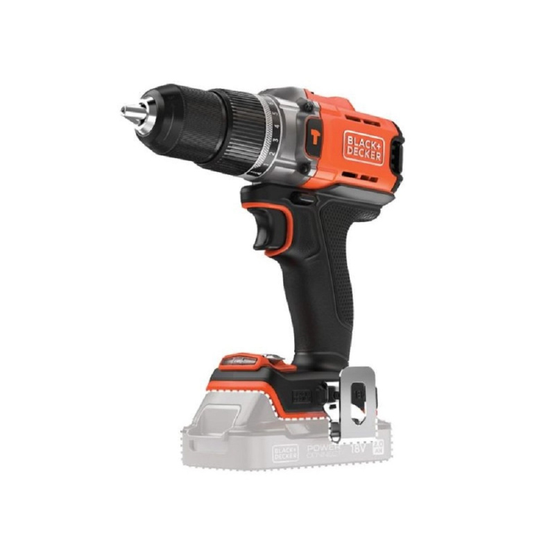 Black+Decker Aku šroubovák s příklepem BCD383XN-XJ, 18 V - bez Aku