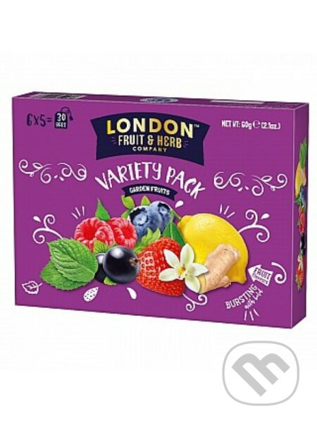 Kolekce čajů London Fruit & Herb - ovocné, zahradní plody, box 30 ks